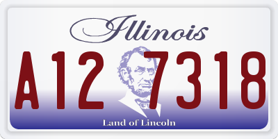 IL license plate A127318