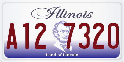 IL license plate A127320