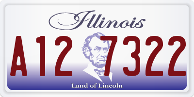 IL license plate A127322