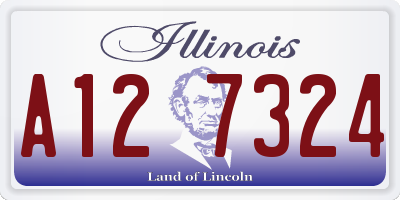 IL license plate A127324