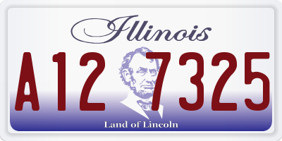 IL license plate A127325
