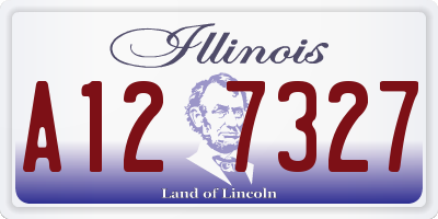 IL license plate A127327