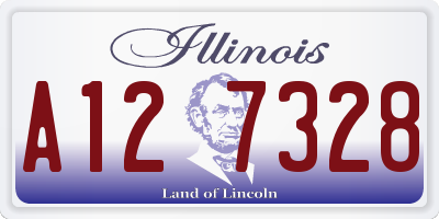 IL license plate A127328