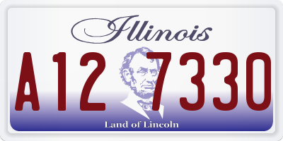 IL license plate A127330