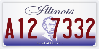 IL license plate A127332