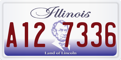 IL license plate A127336