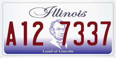 IL license plate A127337