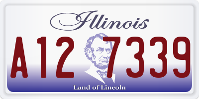 IL license plate A127339