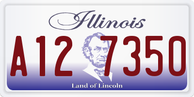 IL license plate A127350