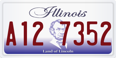 IL license plate A127352