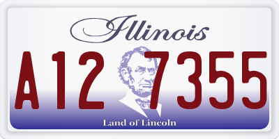 IL license plate A127355