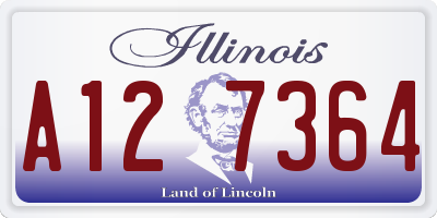 IL license plate A127364