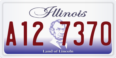IL license plate A127370