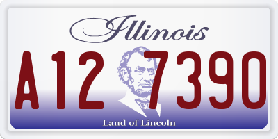 IL license plate A127390