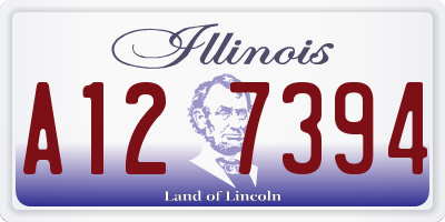 IL license plate A127394