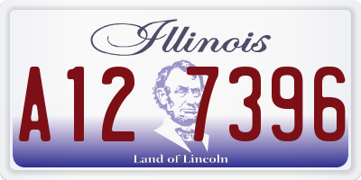 IL license plate A127396