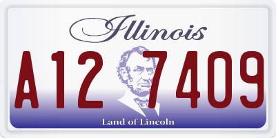 IL license plate A127409