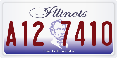 IL license plate A127410