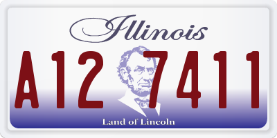 IL license plate A127411