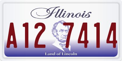 IL license plate A127414