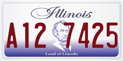 IL license plate A127425