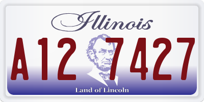IL license plate A127427