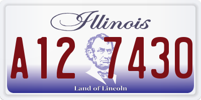 IL license plate A127430