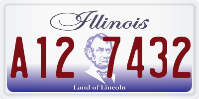 IL license plate A127432