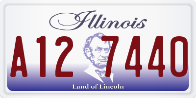 IL license plate A127440