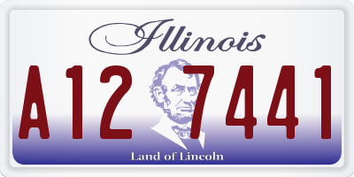 IL license plate A127441