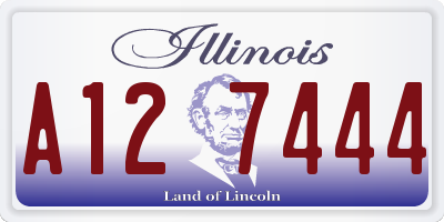 IL license plate A127444