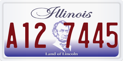 IL license plate A127445