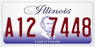 IL license plate A127448