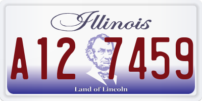 IL license plate A127459