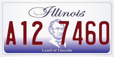 IL license plate A127460