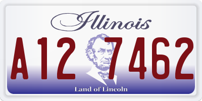 IL license plate A127462