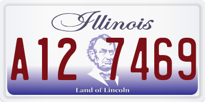 IL license plate A127469