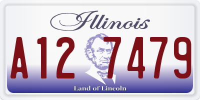 IL license plate A127479