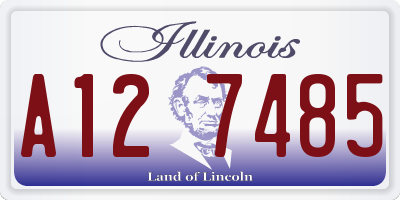 IL license plate A127485