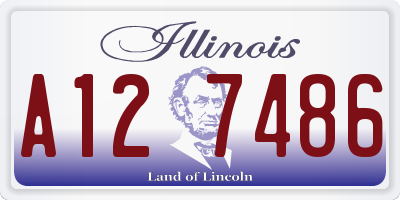 IL license plate A127486