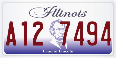 IL license plate A127494