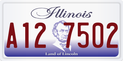 IL license plate A127502