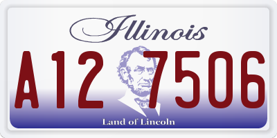 IL license plate A127506