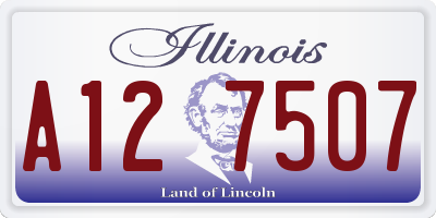 IL license plate A127507