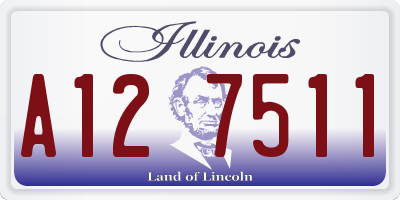IL license plate A127511