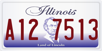 IL license plate A127513