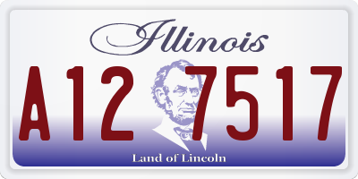 IL license plate A127517