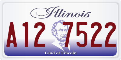 IL license plate A127522