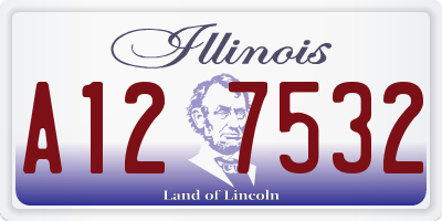 IL license plate A127532