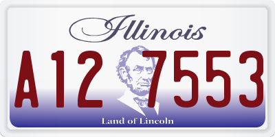 IL license plate A127553